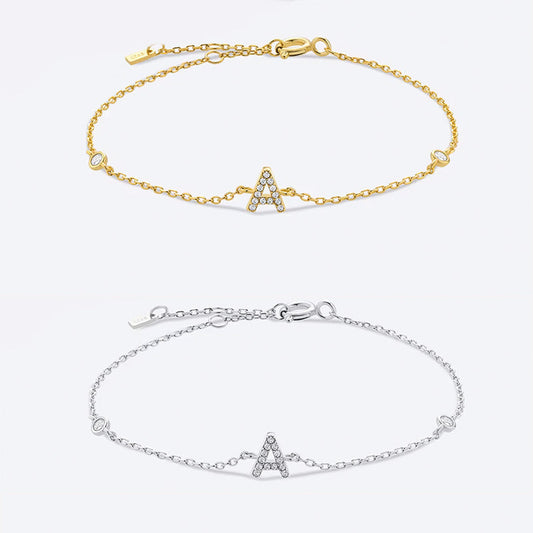 Initialen-Armband mit einem oder zwei Buchstaben - Liebesketten