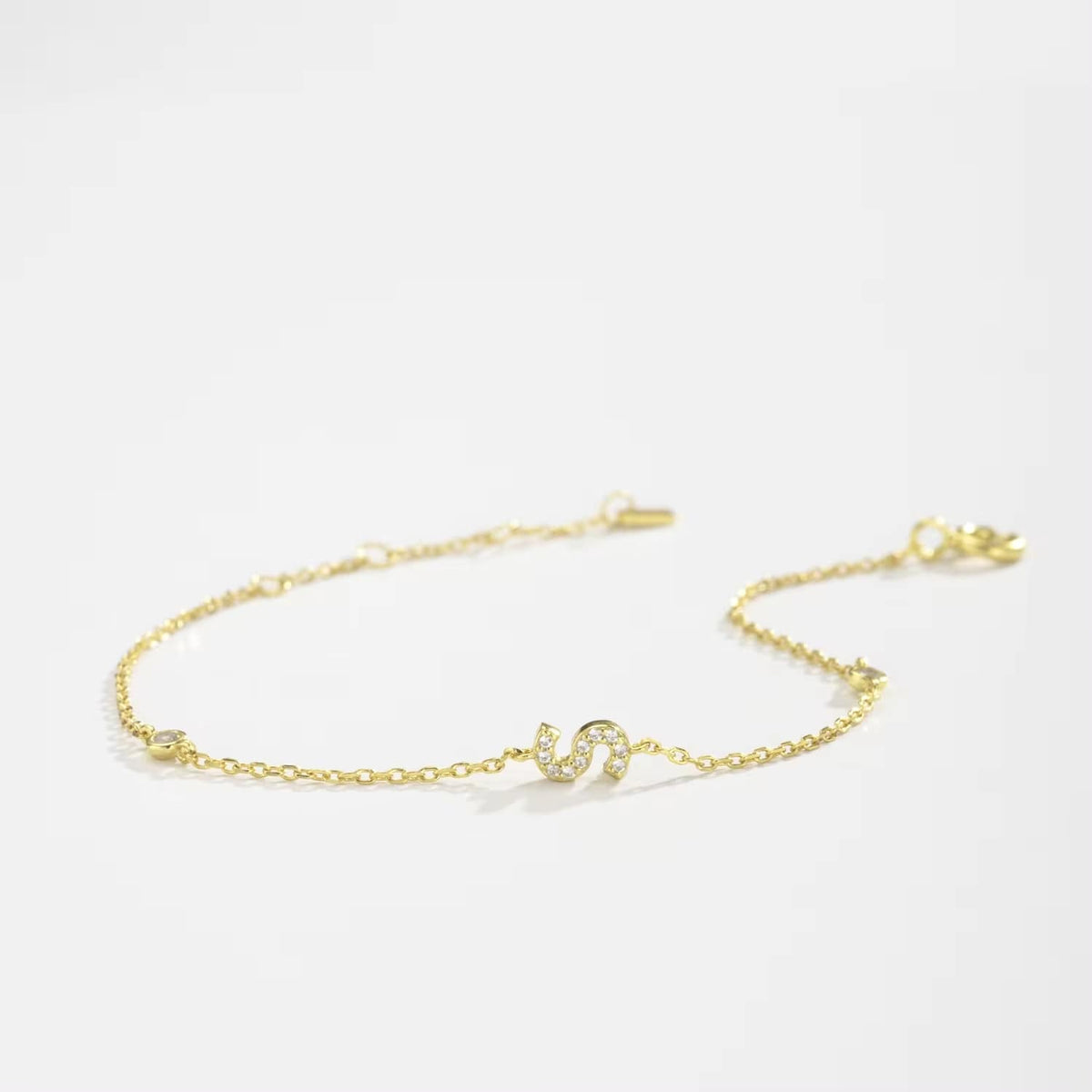 Initialen-Armband mit einem oder zwei Buchstaben - Liebesketten