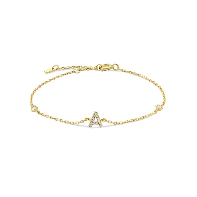 Initialen-Armband mit einem oder zwei Buchstaben