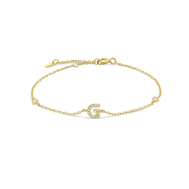 Initialen-Armband mit einem oder zwei Buchstaben