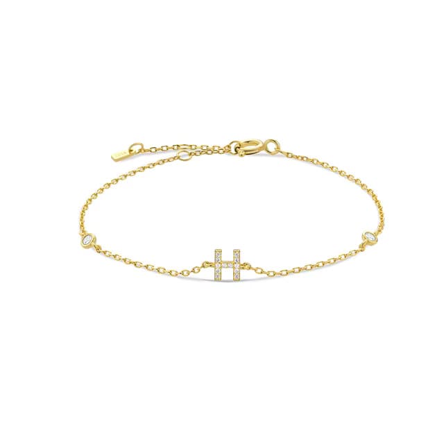 Initialen-Armband mit einem oder zwei Buchstaben - Liebesketten