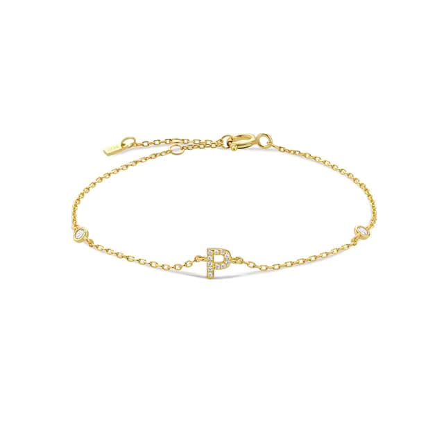 Initialen-Armband mit einem oder zwei Buchstaben - Liebesketten