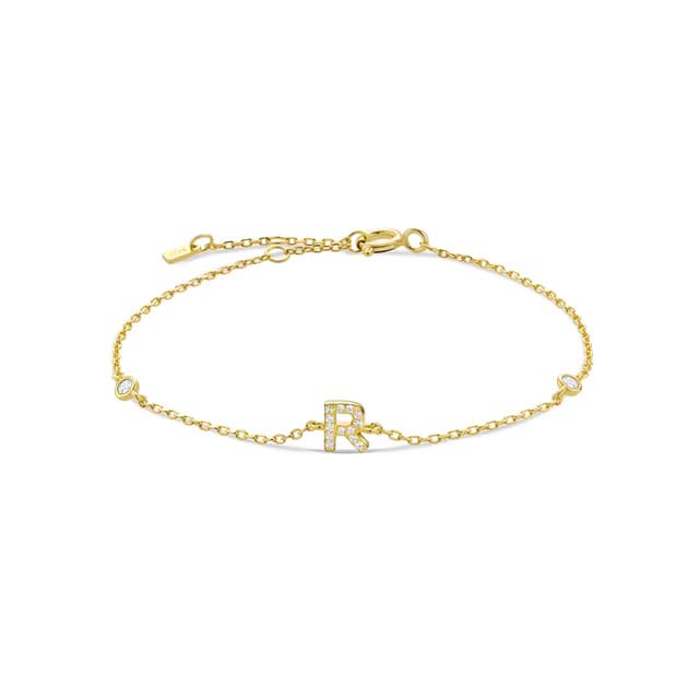Initialen-Armband mit einem oder zwei Buchstaben - Liebesketten