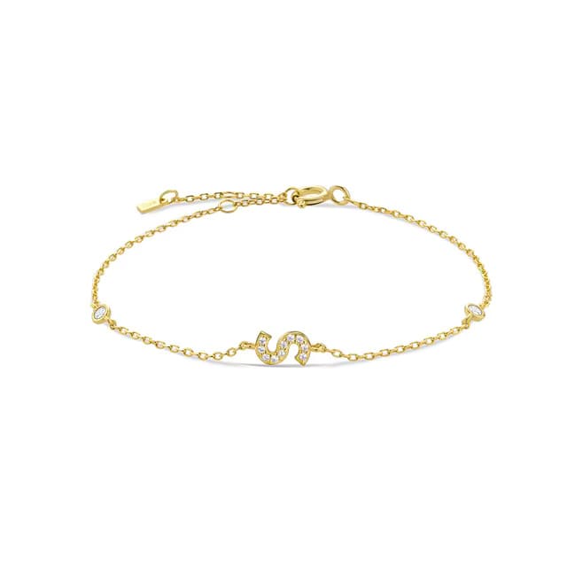 Initialen-Armband mit einem oder zwei Buchstaben