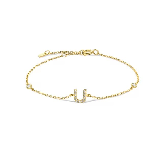 Initialen-Armband mit einem oder zwei Buchstaben