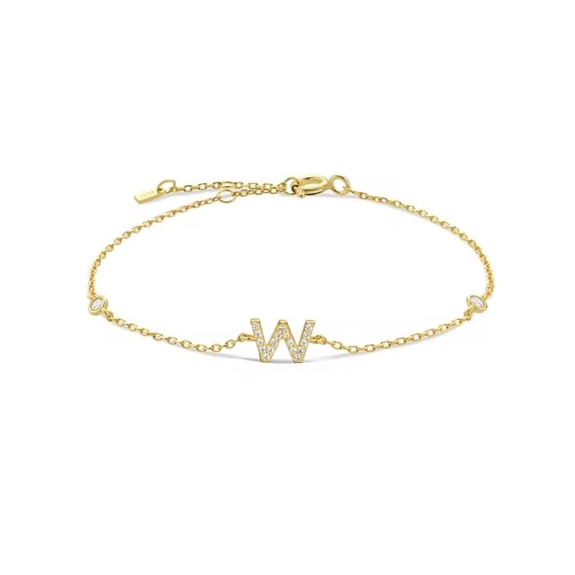 Initialen-Armband mit einem oder zwei Buchstaben