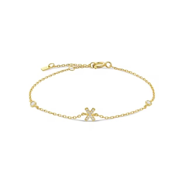 Initialen-Armband mit einem oder zwei Buchstaben