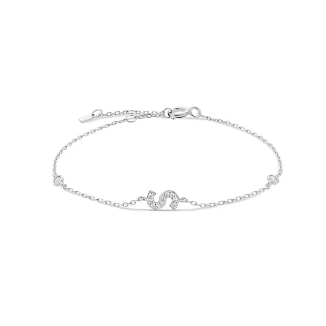 Initialen-Armband mit einem oder zwei Buchstaben