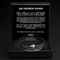 Kreuzarmband als Geschenkset an meinen lieben Mann