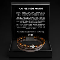 Kreuzarmband als Geschenkset an meinen lieben Mann