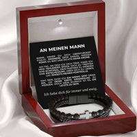 Kreuzarmband als Geschenkset an meinen lieben Mann