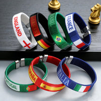 Länder-Armband mit Flagge zum Auswählen für dich