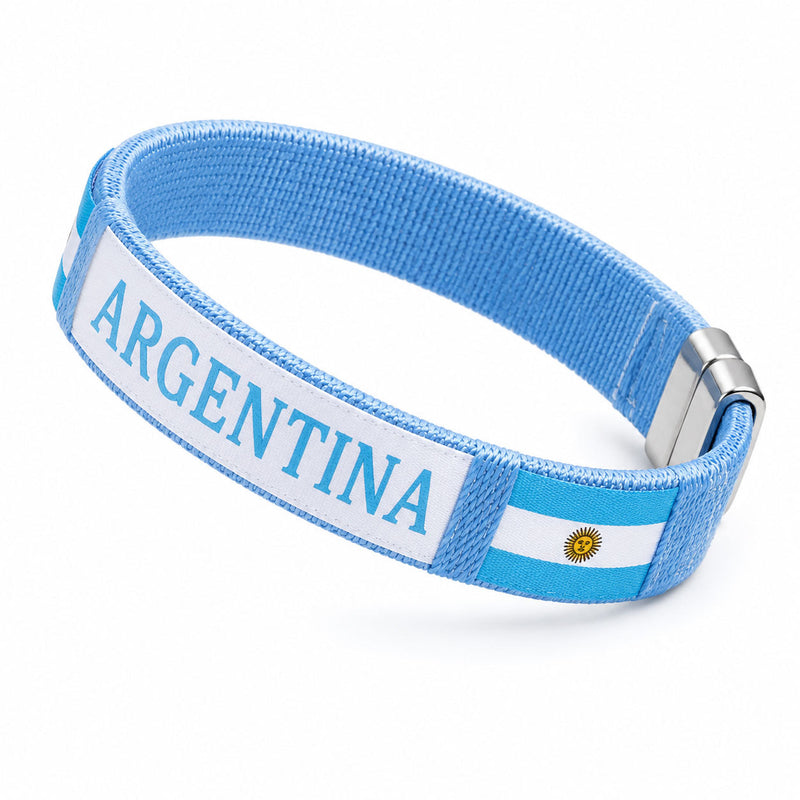 Länder-Armband mit Flagge zum Auswählen für dich