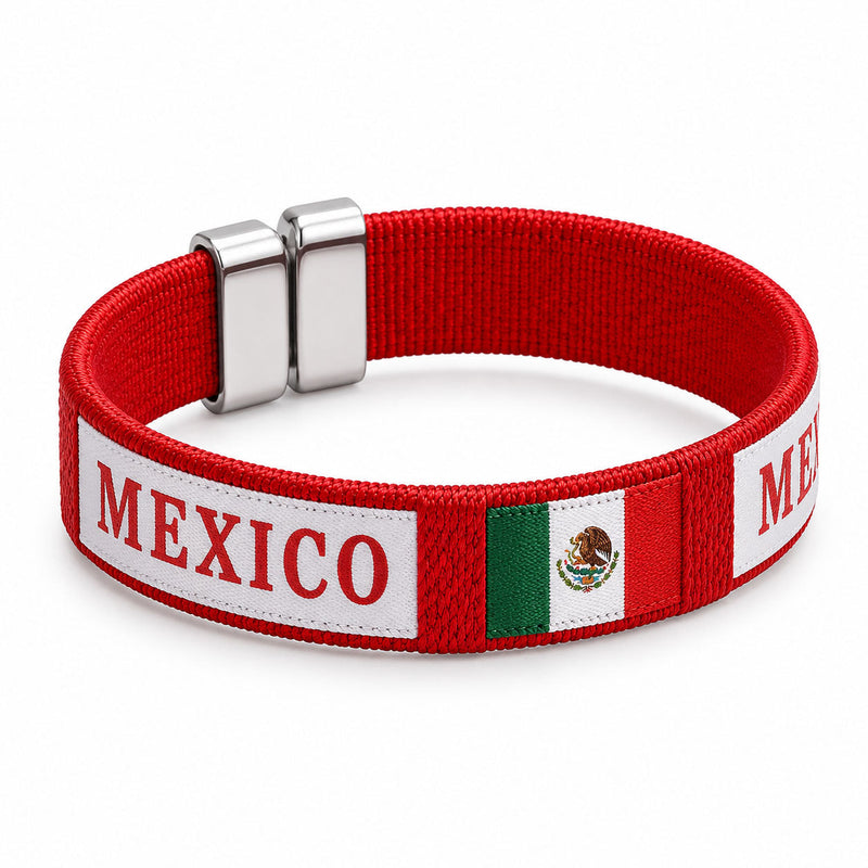 Länder-Armband mit Flagge zum Auswählen für dich