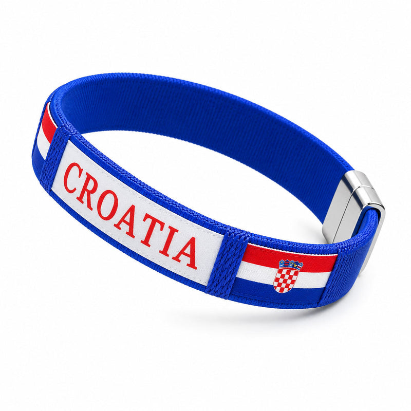 Länder-Armband mit Flagge zum Auswählen für dich
