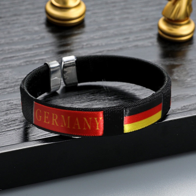 Länder-Armband mit Flagge zum Auswählen für dich - Liebesketten