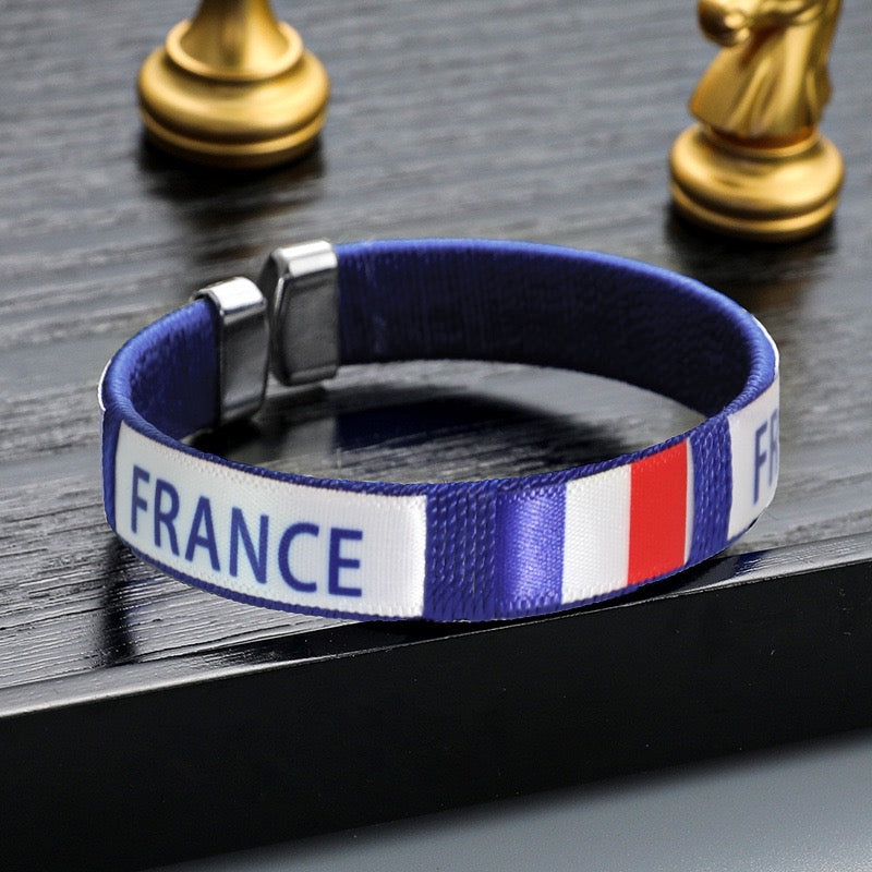 Länder-Armband mit Flagge zum Auswählen für dich