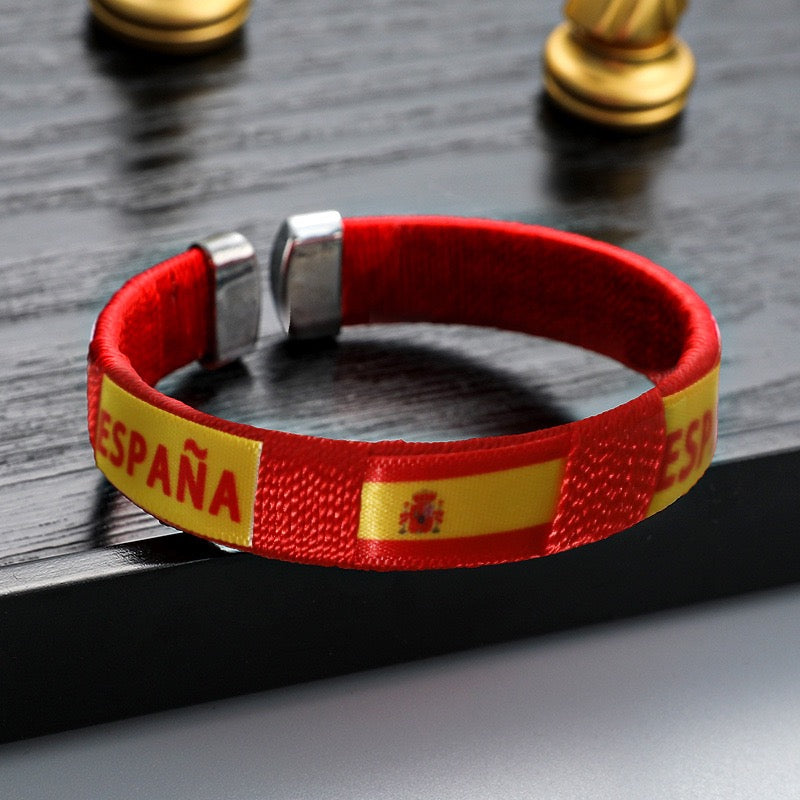 Länder-Armband mit Flagge zum Auswählen für dich