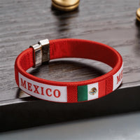 Länder-Armband mit Flagge zum Auswählen für dich