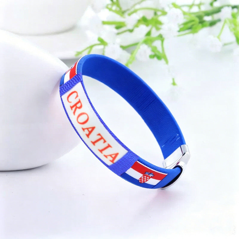 Länder-Armband mit Flagge zum Auswählen für dich