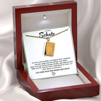 Liebesbrief-Halskette als Geschenkset mit Box