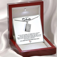 Liebesbrief-Halskette als Geschenkset mit Box