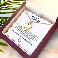 Liebesbrief-Halskette als Geschenkset mit Box