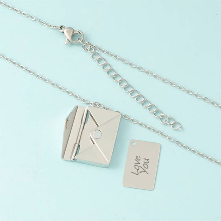 Liebesbrief-Halskette als Geschenkset mit Box