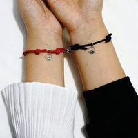 Magnetische Partnerarmbänder mit Herzverschluss