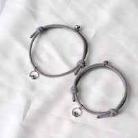 Magnetische Partnerarmbänder mit Herzverschluss