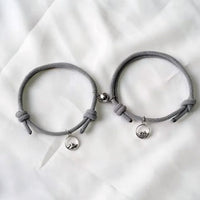 Magnetische Partnerarmbänder mit Herzverschluss