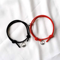 Magnetische Partnerarmbänder mit Herzverschluss