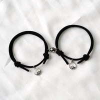 Magnetische Partnerarmbänder mit Herzverschluss