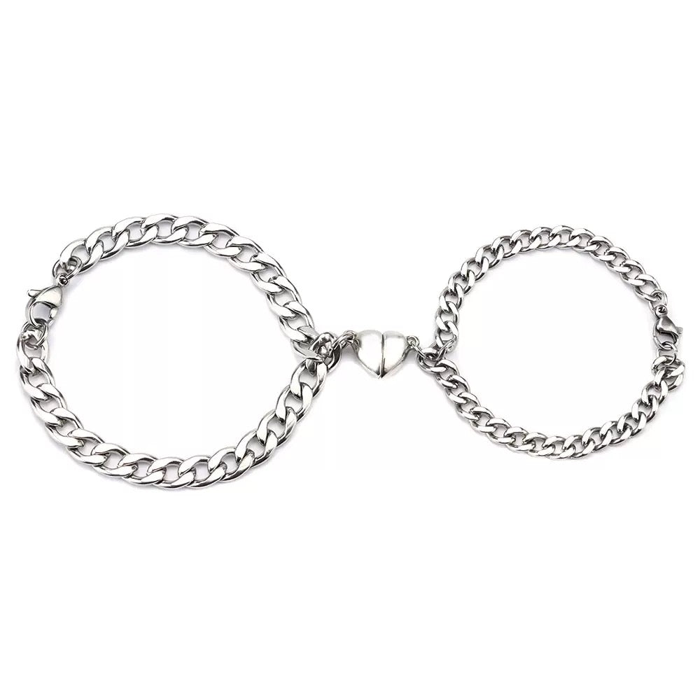 Panzerarmband-Set für Partner und beste Freunde - Liebesketten