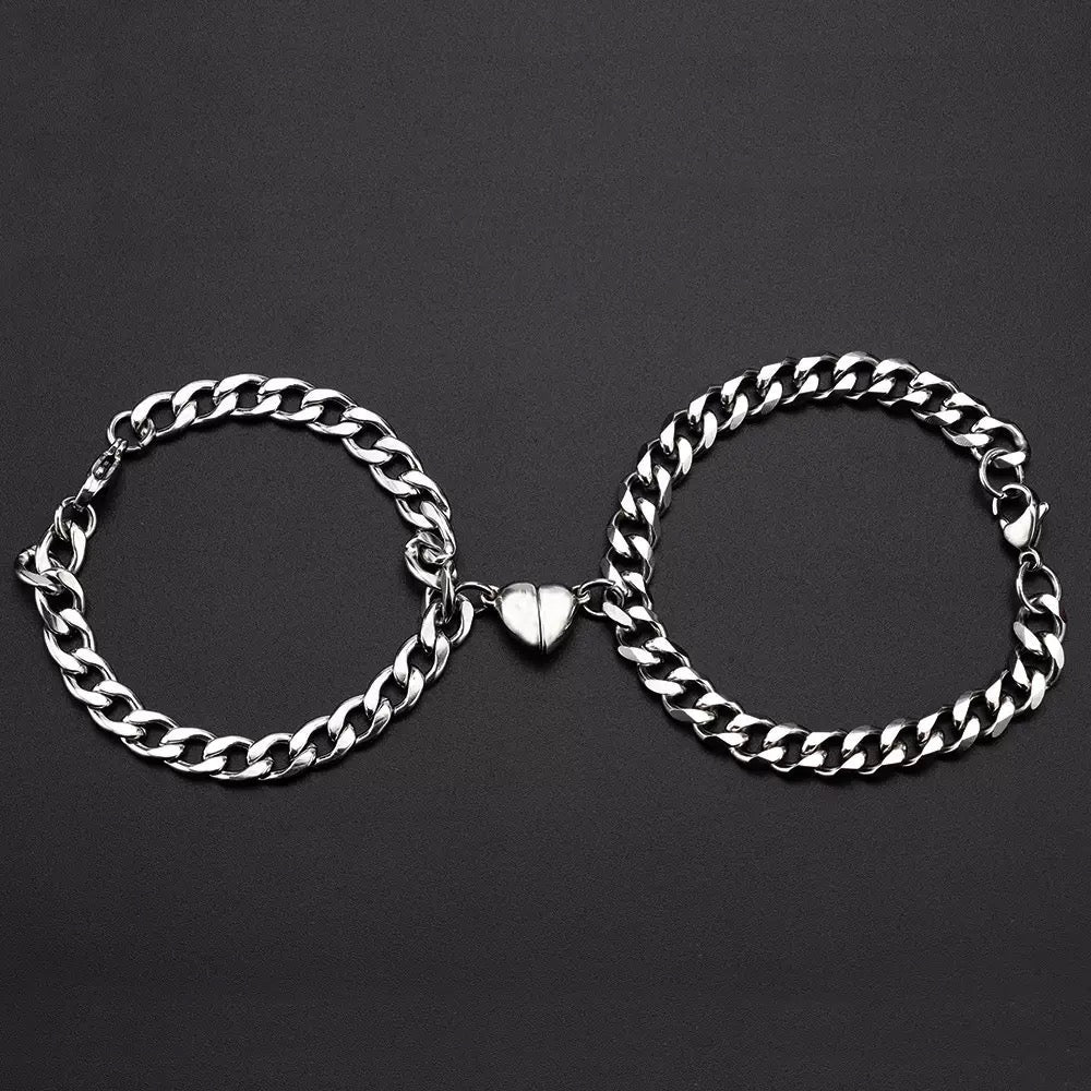 Panzerarmband-Set für Partner und beste Freunde - Liebesketten
