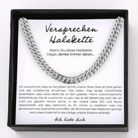Panzerkette mit Versprechen-Karte für ihn und Söhne