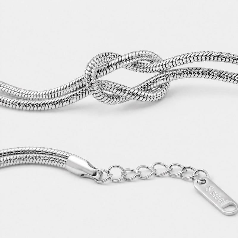 Partnerarmbänder mit Ewigkeitsknoten für zwei