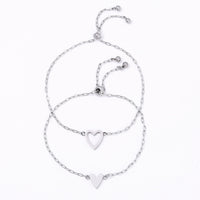 Passendes Herz-Armband-Set für beste Freundinnen