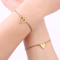 Passendes Herz-Armband-Set für beste Freundinnen