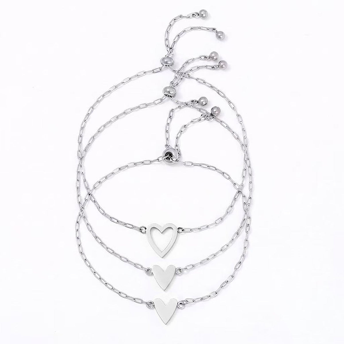 Passendes Herz-Armband-Set für beste Freundinnen - Liebesketten