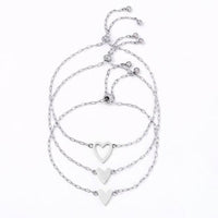 Passendes Herz-Armband-Set für beste Freundinnen