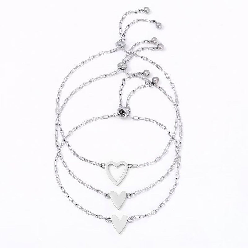 Passendes Herz-Armband-Set für beste Freundinnen