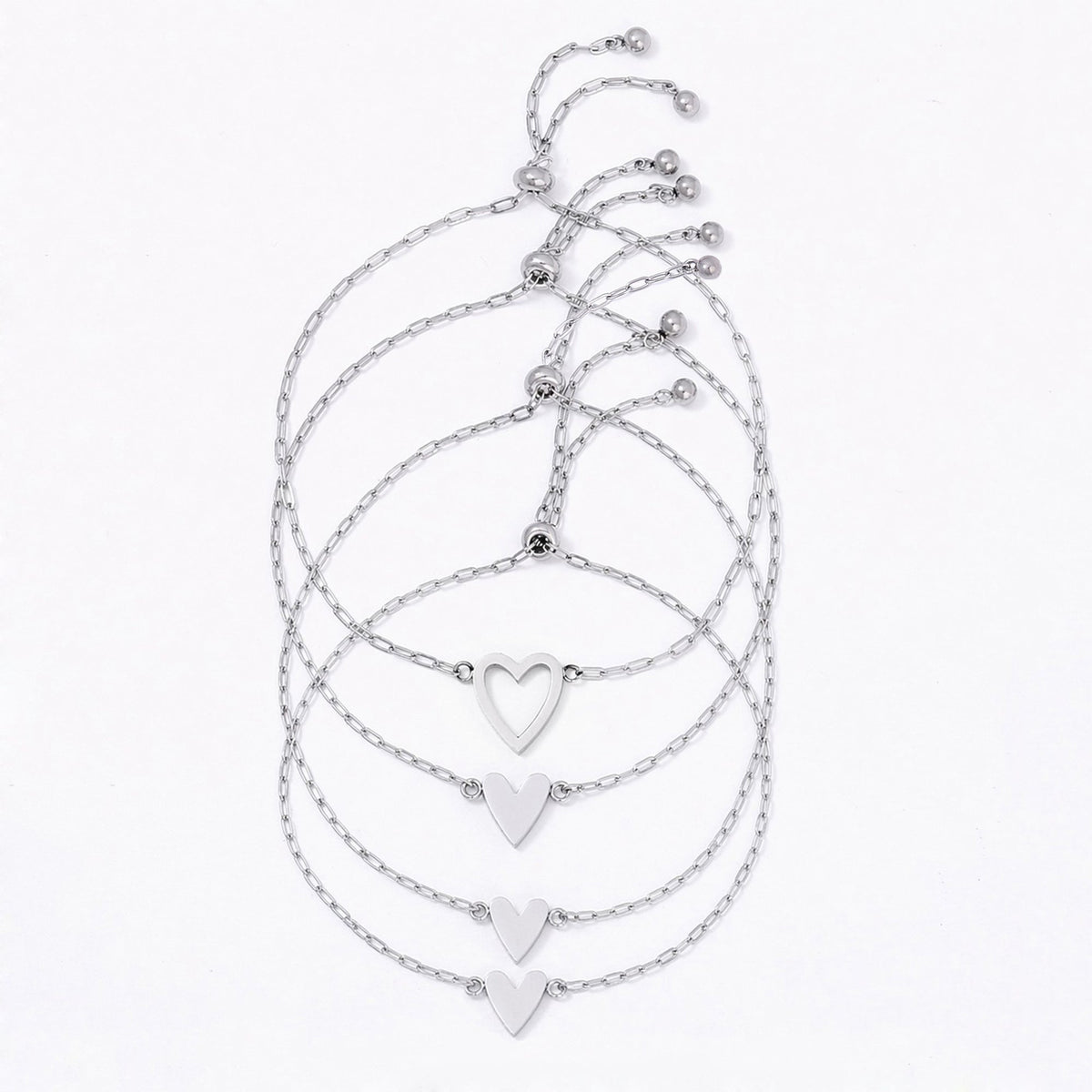 Passendes Herz-Armband-Set für beste Freundinnen - Liebesketten