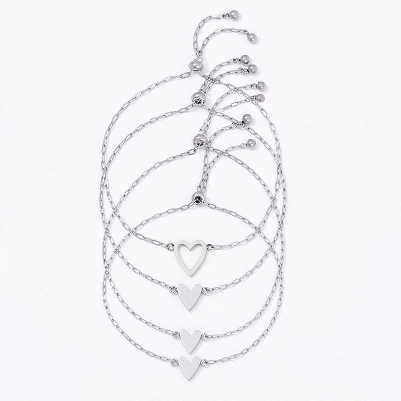 Passendes Herz-Armband-Set für beste Freundinnen