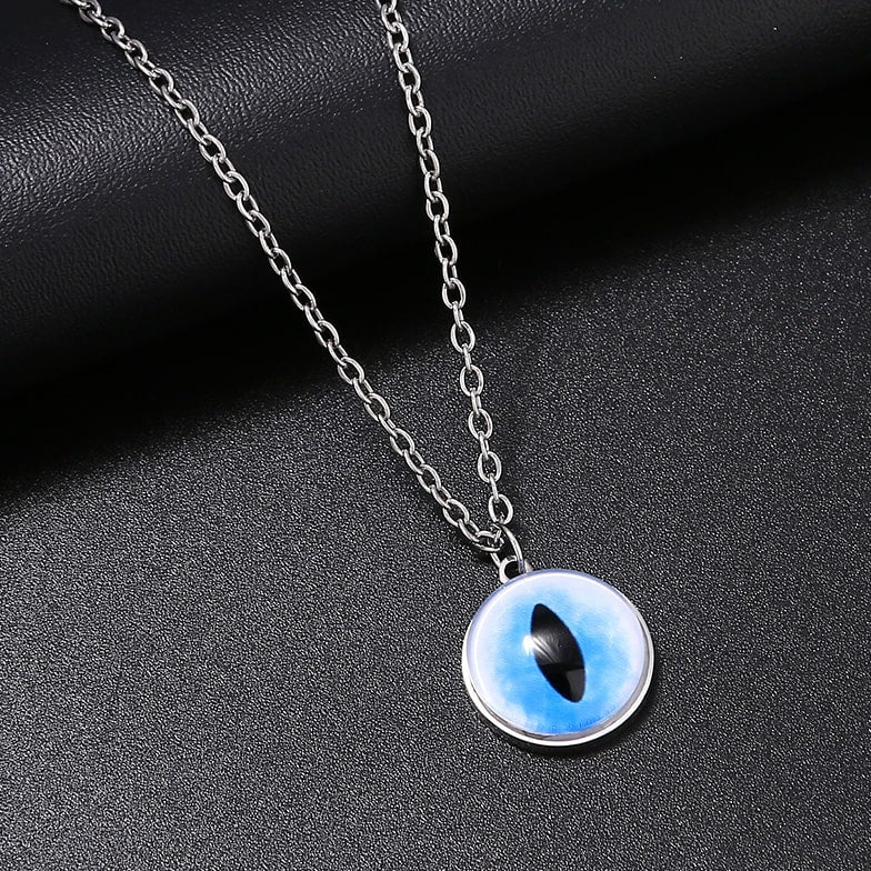 Personalisierte Halskette mit Iris deines Haustiers