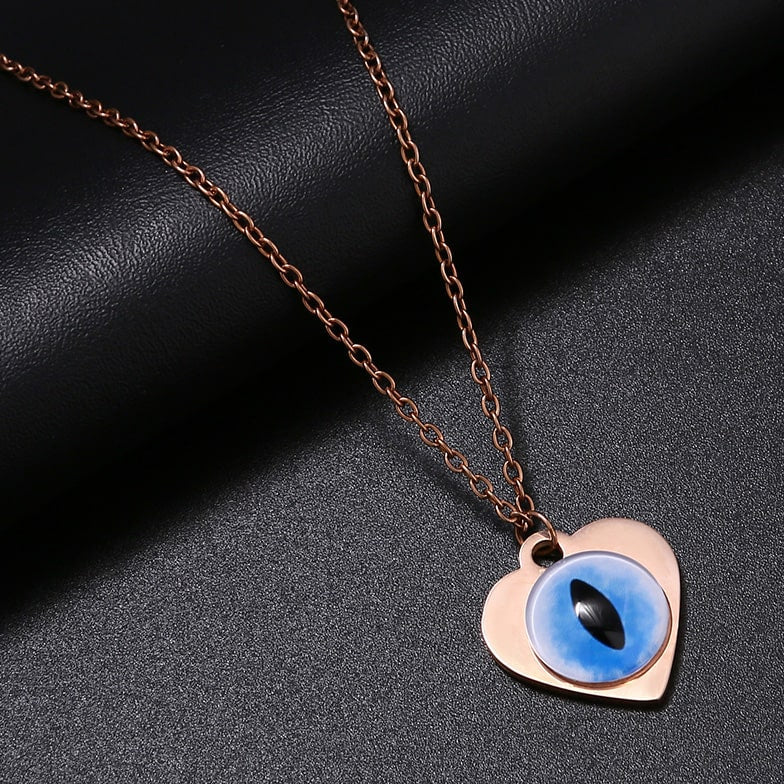 Personalisierte Halskette mit Iris deines Haustiers