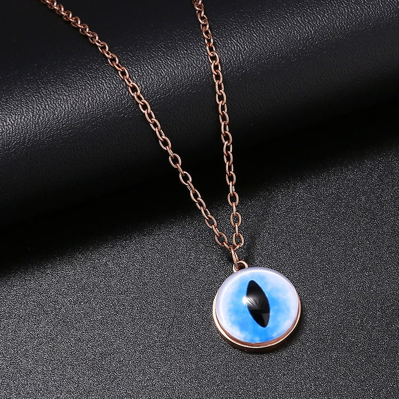 Personalisierte Halskette mit Iris deines Haustiers