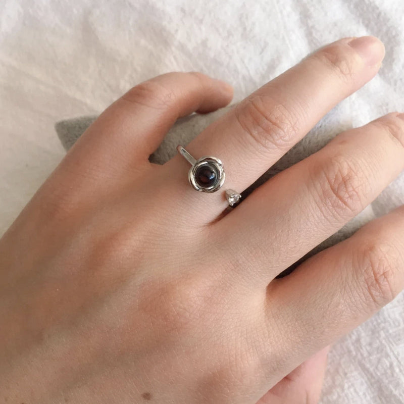Personalisierter Foto-Ring mit verstecktem Bild