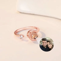 Personalisierter Foto-Ring mit verstecktem Bild