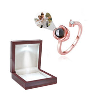 Personalisierter Foto-Ring mit verstecktem Bild